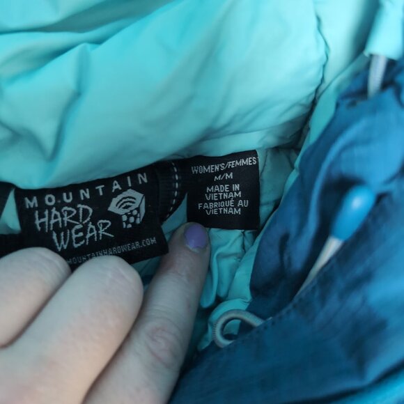 Mountain Hardwear Women's Blue Ski Jacket Size Medium - Picture 7 of 10